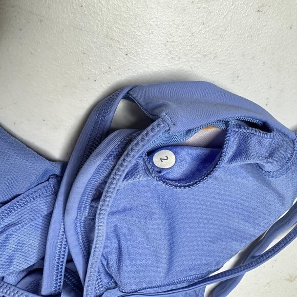 Lululemon Blue Padded Tank Top Size 2 - Picture 7 of 7